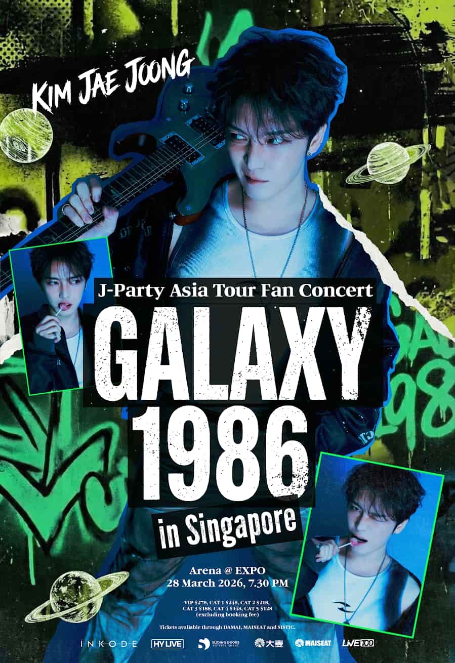 Kim Jae Joong Raikan 23 Tahun Kerjaya Menerusi 2026 J-Party Asia Tour Fan Concert “GALAXY 1986” di Singapura